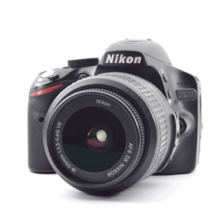 【Mint】Nikon（ニコン） D3200 24.2MP DSLR+ AF-S NIKKOR 18-55mm f/3.5-5.6G VR From Japan#2143