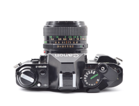 【Top Mint】CANON(キヤノン) AE-1 PROGRAM BLACK + CANON New FD 28mm f/2.8 From Japan #2142 - 画像 (12)