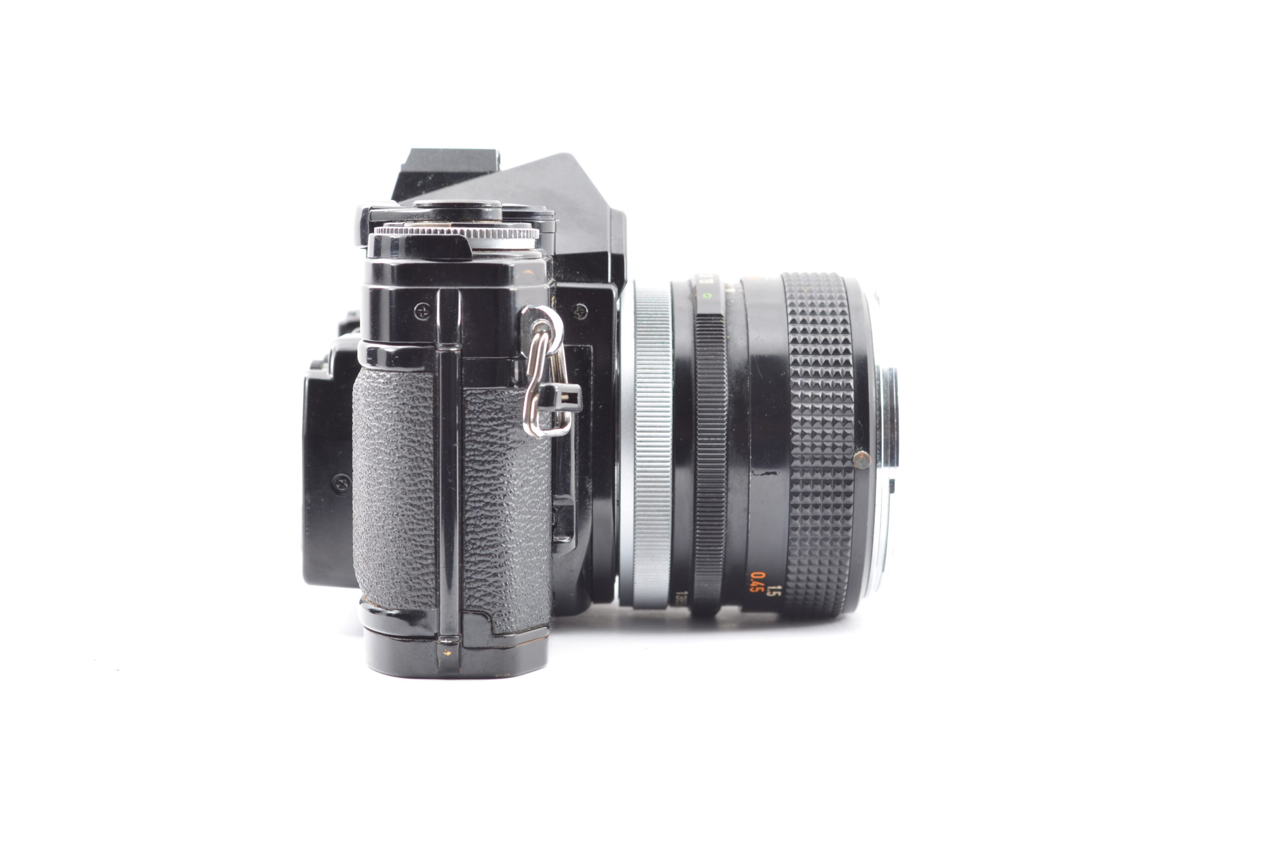 RARE!!!【Mint】CANON(キヤノン) AE-1 Black + CANON FD 50mm f/1.4 Prime Lens From Japan #2108 - 画像 (4)