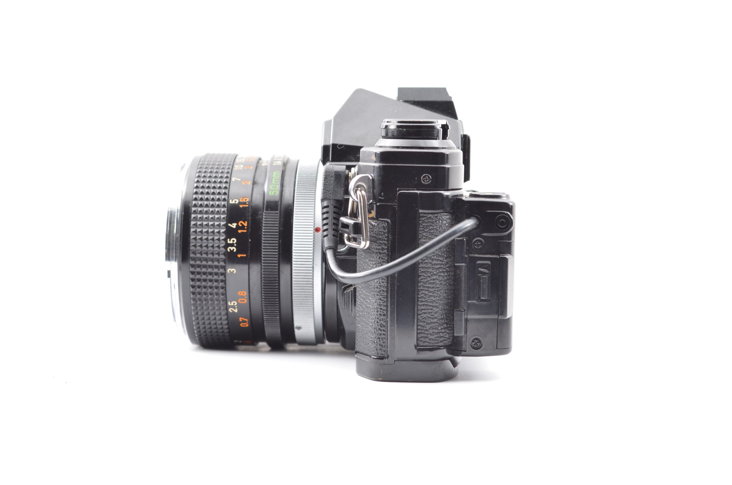 RARE!!!【Mint】CANON(キヤノン) AE-1 Black + CANON FD 50mm f/1.4 Prime Lens From Japan #2108 - 画像 (8)