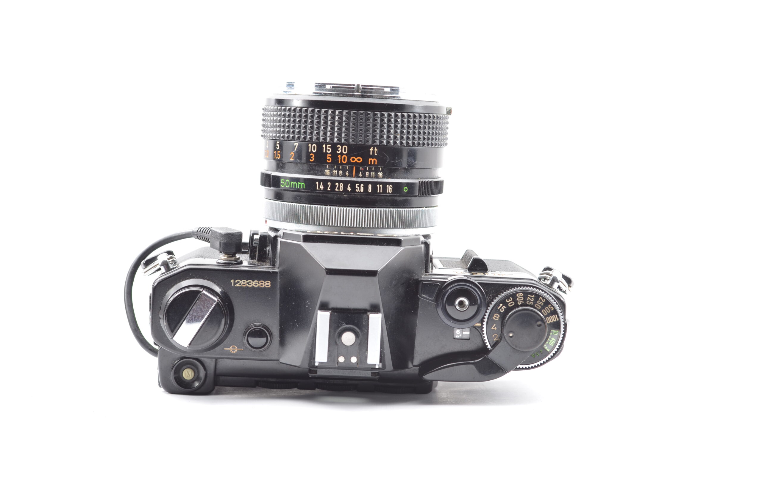 RARE!!!【Mint】CANON(キヤノン) AE-1 Black + CANON FD 50mm f/1.4 Prime Lens From Japan #2108 - 画像 (9)