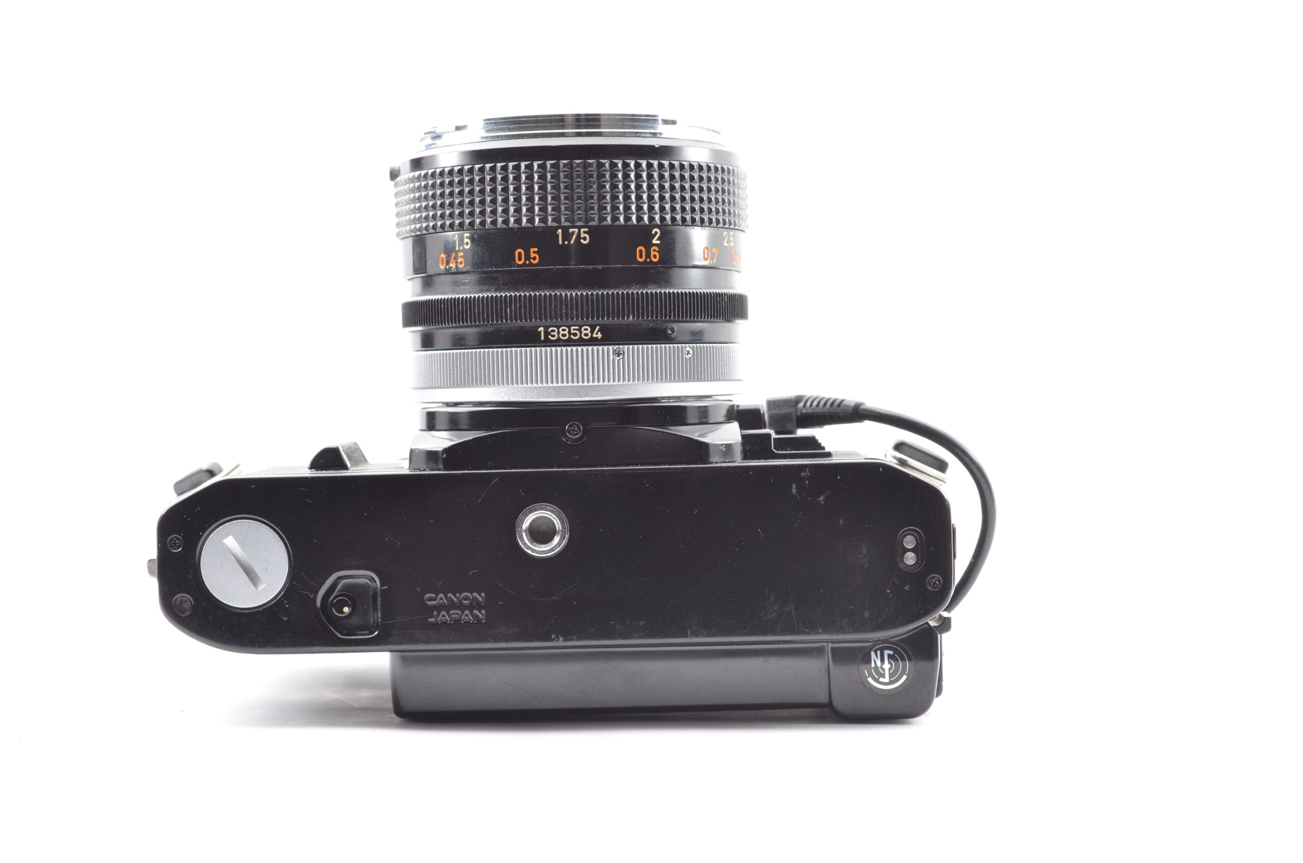 RARE!!!【Mint】CANON(キヤノン) AE-1 Black + CANON FD 50mm f/1.4 Prime Lens From Japan #2108 - 画像 (10)