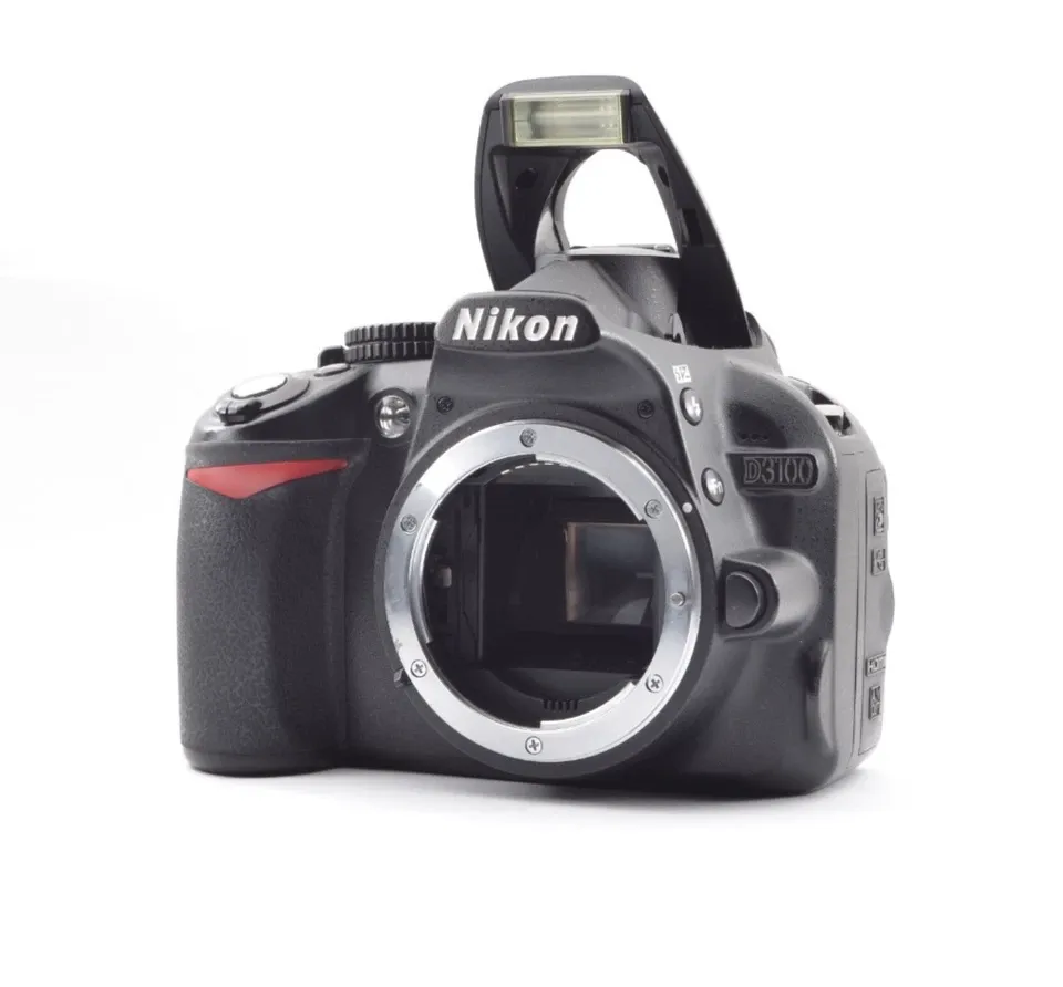 【Top Mint】Nikon(ニコン) D3100 14.2MP CMOS DSLR camera Body Black w/cap From Japan #2144 - 画像 (4)