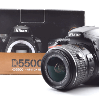 【Open Box】Nikon（ニコン） D5500 24.2MP DSLR + AF-S NIKKOR 18-55mm VR ⅡFrom Japan #2168