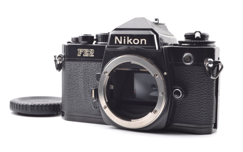 All Works!!【Near Mint】Nikon(ニコン) FE2 Black 35mm SLR Film Camera Body from Japan #2148