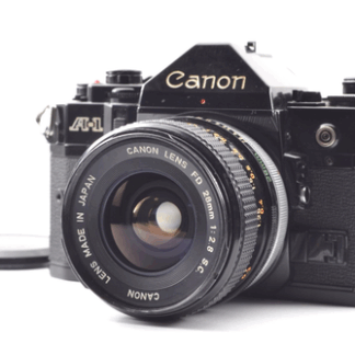 【Mint】Canon（キヤノン） A-1 35mm Film Camera + CANON FD 28mm f/2.8 S.C From Japan #2171