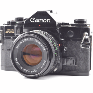 【Mint】CANON（キヤノン） A-1 35mm film SLR + CANON New FD 50mm f/1.8 Lens From Japan #2173
