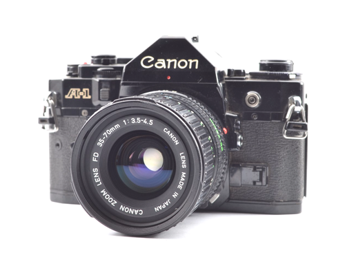 【Mint】CANON(キヤノン) A-1 SLR 35mm + CANON New FD 35-70mm f/3.5-4.5 Lens From Japan #2176