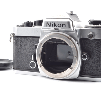 All Works!!【Mint】Nikon(ニコン) FE silver 35mm film camera SLR body From Japan #2146