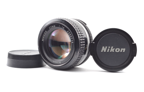 【Mint】Nikon(ニコン) NIKKOR 50mm f/1.4 Ai Lens for FA,FE2,FM2,FM3A,F5,F6 From Japan #2186