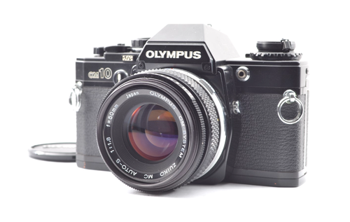 RARE!!!【Top Mint】OLYMPUS(オリンパス) OM-10 + OM-SYSTEM ZUIKO MC 50mm f/1.8 From Japan #2203