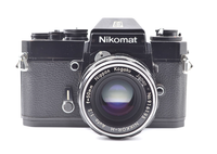【Near Mint】Nikon(ニコン) EL Black + Nikon NIKKOR-H Auto 50mm f/2 Non Ai From Japan #2191 - 画像 (2)