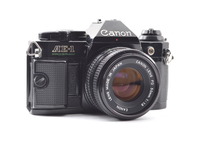 RARE!!!【Mint】CANON(キヤノン) AE-1 PROGRAM Black + CANON New FD 50mm f/1.8 From Japan #2174 - 画像 (3)