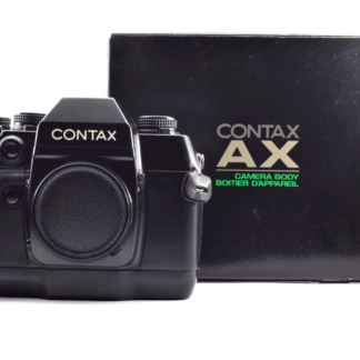 All Works【Mint w/Box】CONTAX（コンタックス） AX Black 35mm SLR Camera Body Only From Japan #2268