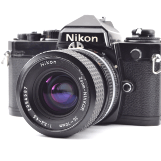 【Mint】Nikon（ニコン） FE black + ZOOM NIKKOR 35-70mm f/3.3-4.5 Ais Ai-s From Japan #2290