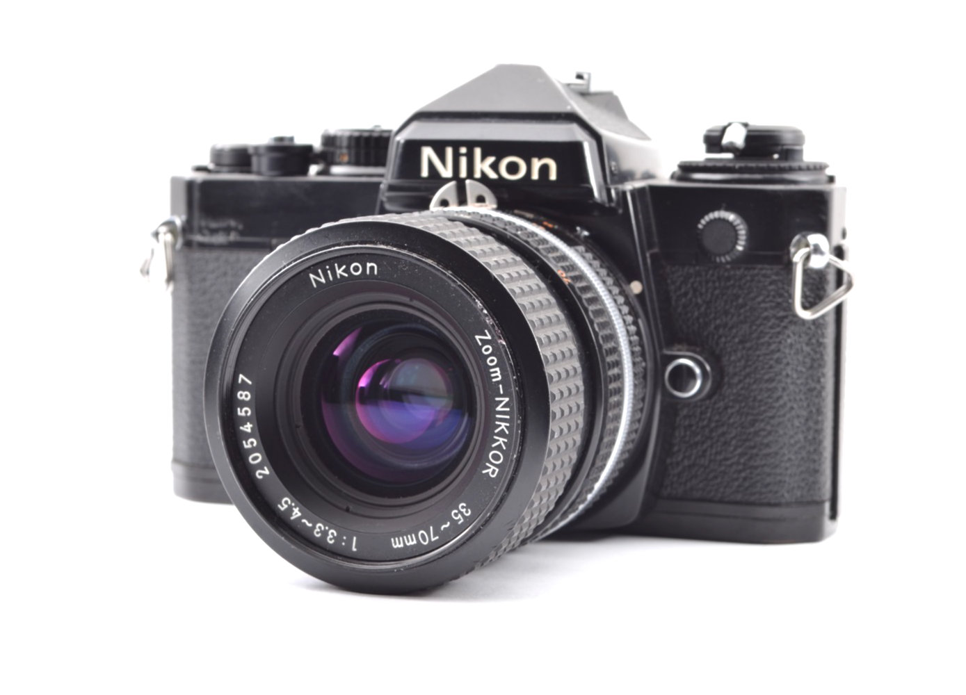 【Mint】Nikon(ニコン) FE black + ZOOM NIKKOR 35-70mm f/3.3-4.5 Ais Ai-s From Japan #2290