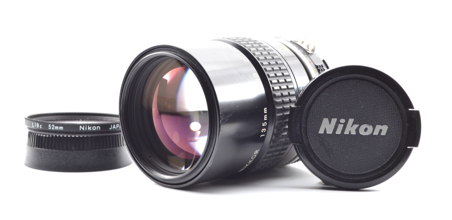 【Mint】Nikon(ニコン) NIKKOR 135mm f/2.8 Ai Lens for FA,FE2,FM2,FM3A,F5,F6 From Japan#2258